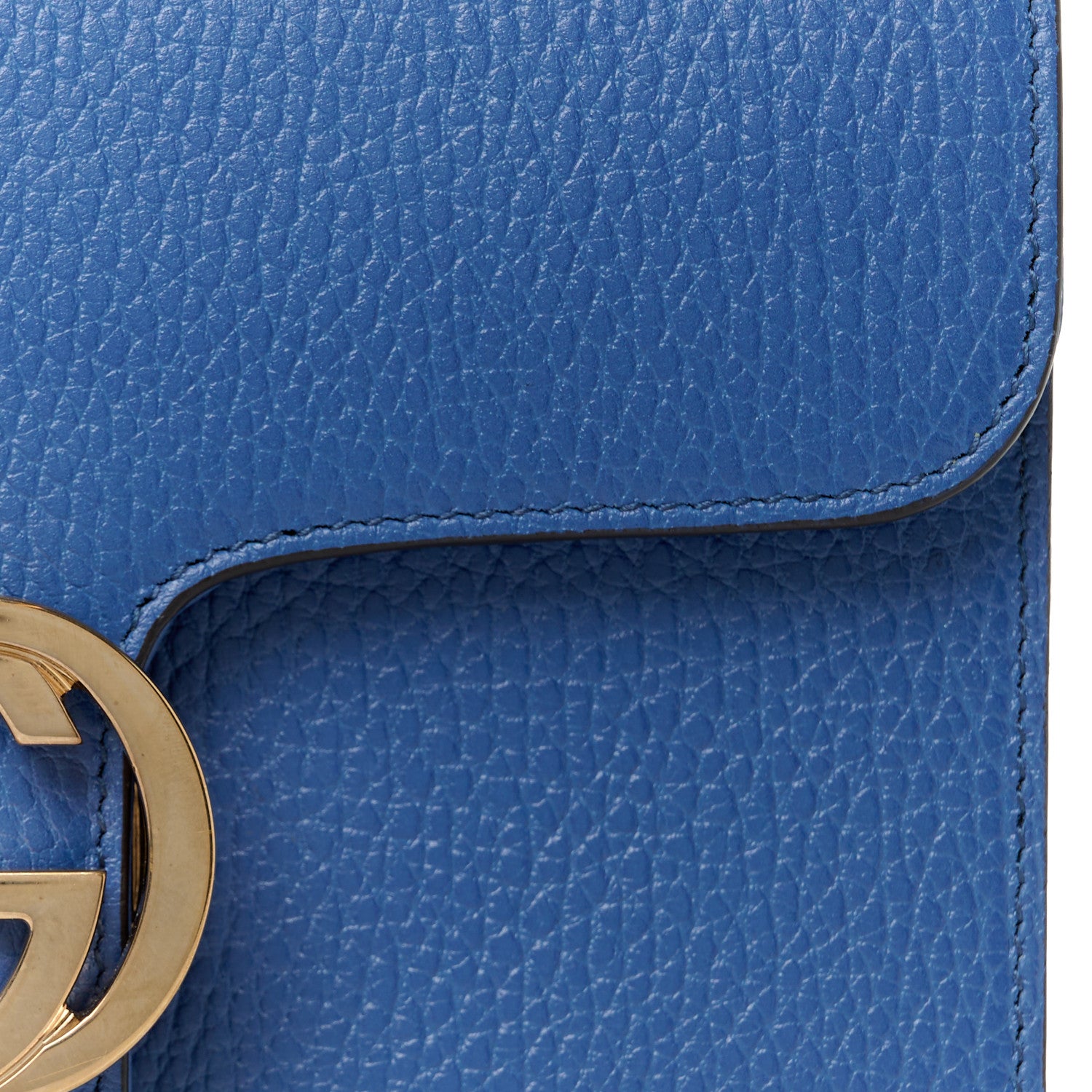 Gucci Dollar Calfskin Small Interlocking G Shoulder Bag Caspian 9 of 12