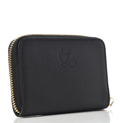 Christian Louboutin Calfksin Spiked Panettone Coin Purse Black 3 of 6