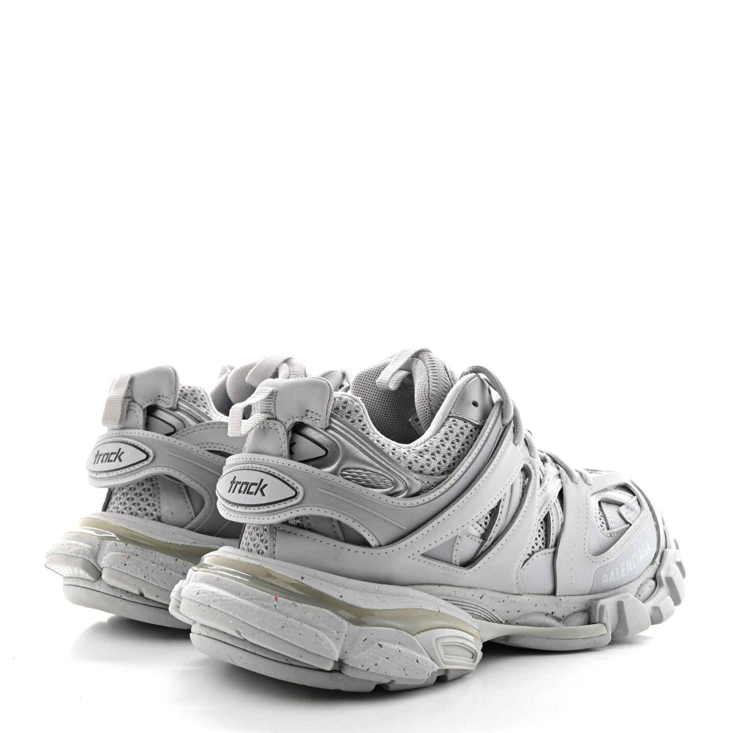 Balenciaga Mesh Rubber Womens Track Sneakers 38 Balenciaga Grey 4 of 8