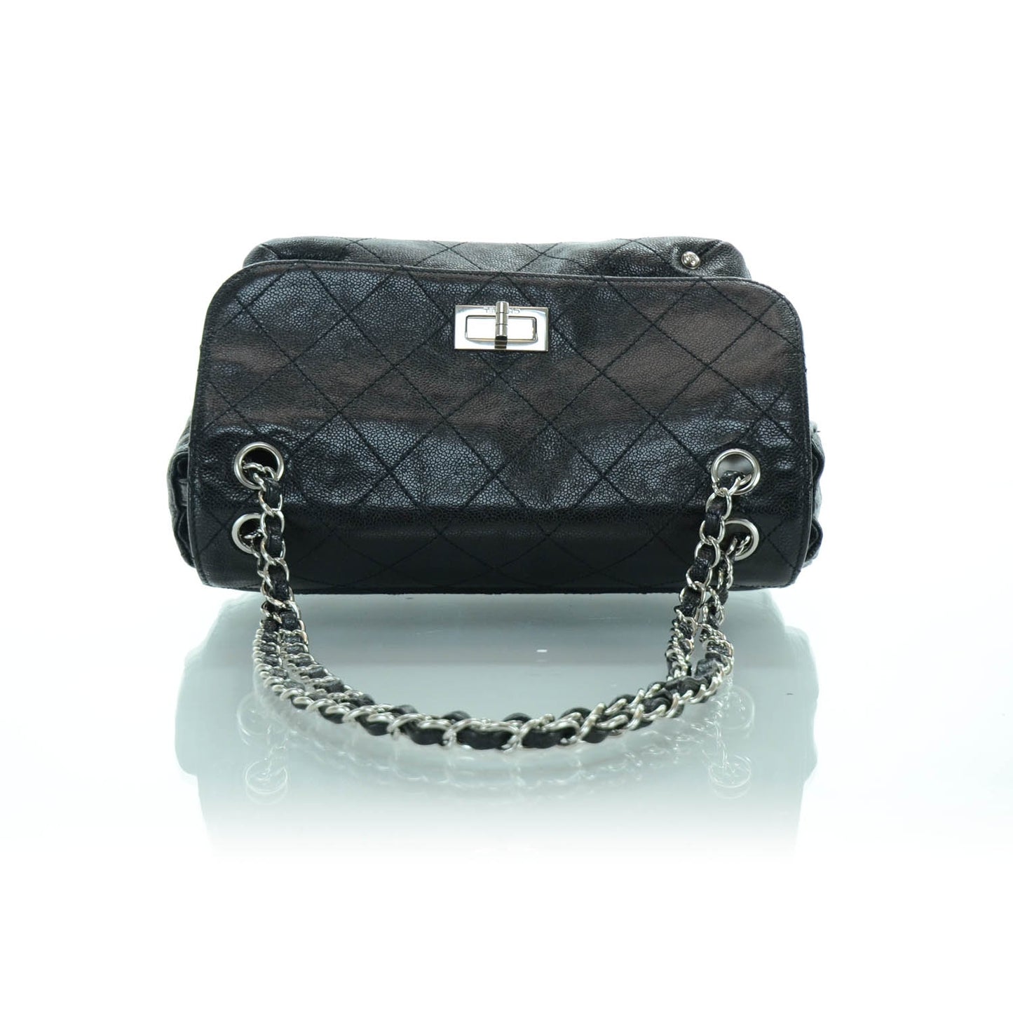 Caviar Mademoiselle Flap Bag Black