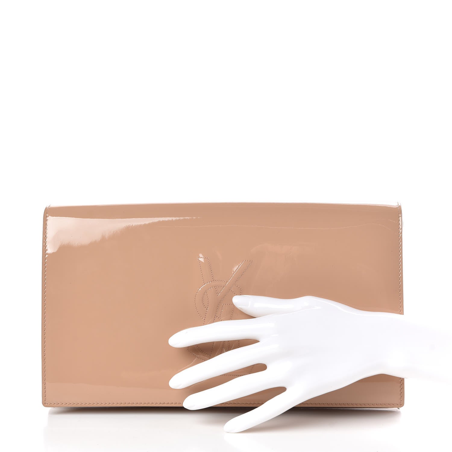 Saint Laurent Patent Calfskin Monogram Large Belle De Jour Clutch Chair 2 of 9