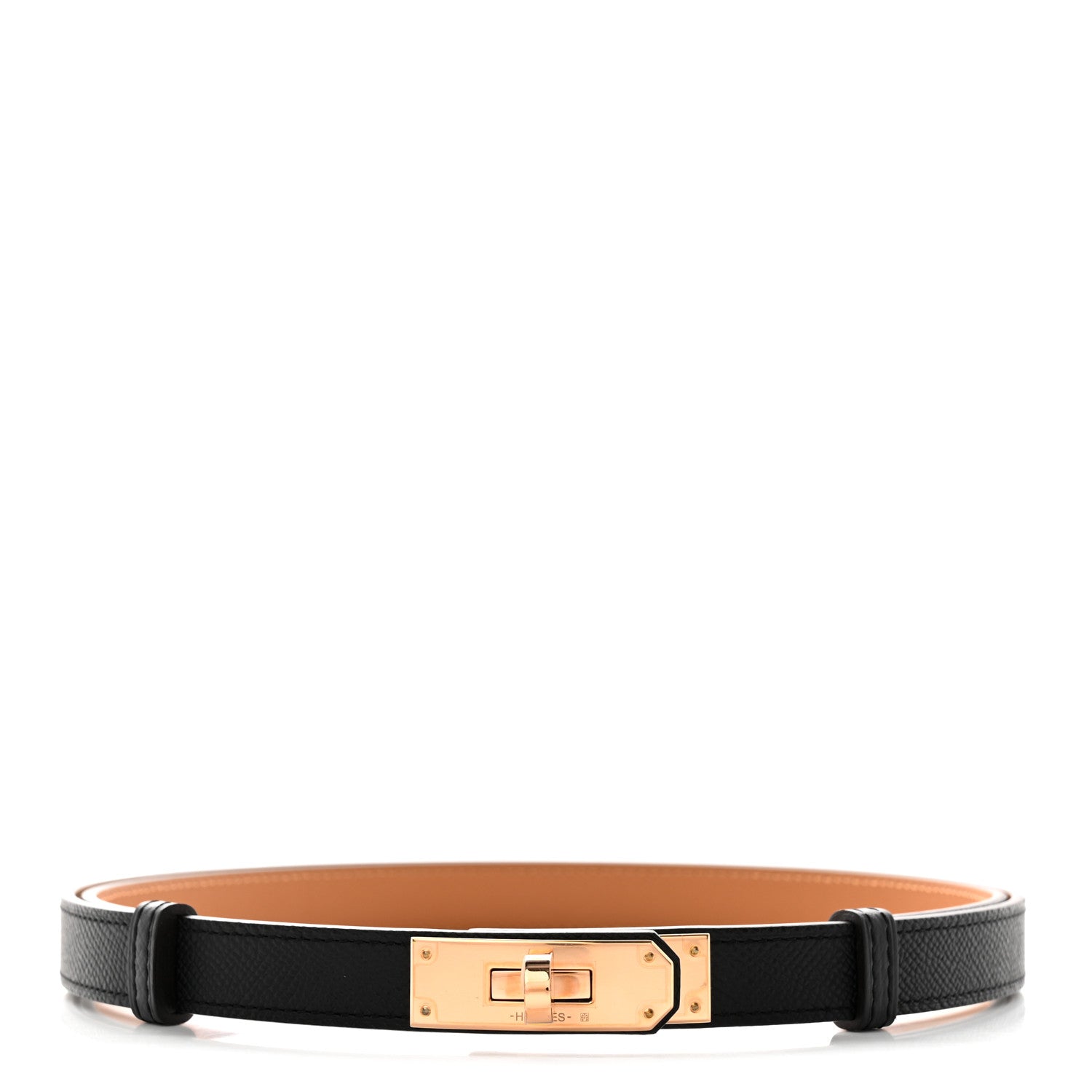 Hermes Epsom Kelly Belt Black 1 of 5