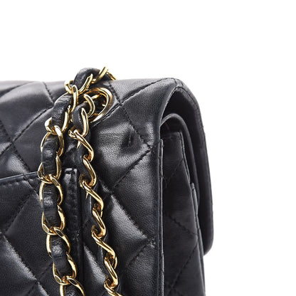 Chanel Lambskin Quilted Small Double Flap Black 12 of 20