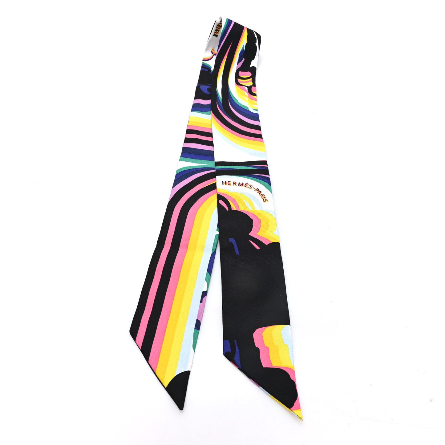 Silk Brides De Gala Shadow Twilly Black Jaune Multicolor