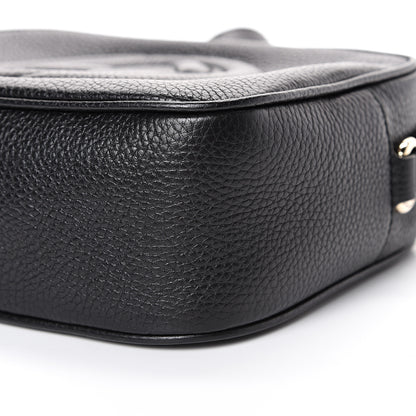 Gucci Pebbled Calfskin Small Soho Disco Bag Black 9 of 9