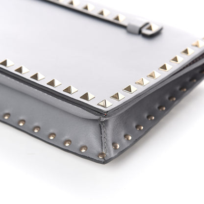 Valentino Garavani Nappa Rockstud Wristlet Clutch Light Stone 7 of 7