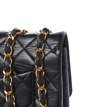Chanel Lambskin Quilted Jumbo Single Flap Black 18 of 20