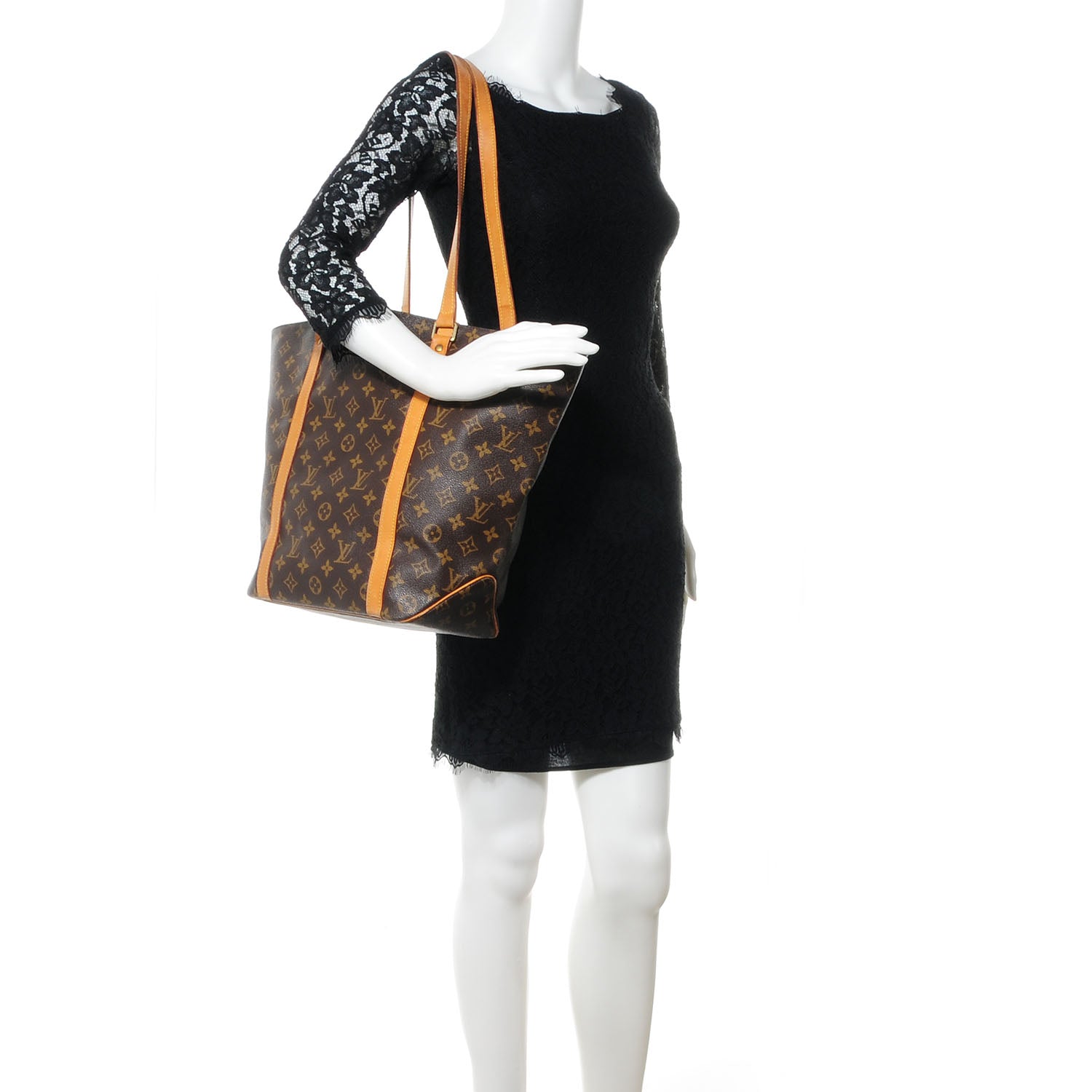 Louis Vuitton Monogram Sac Shopping Tote 2 of 7