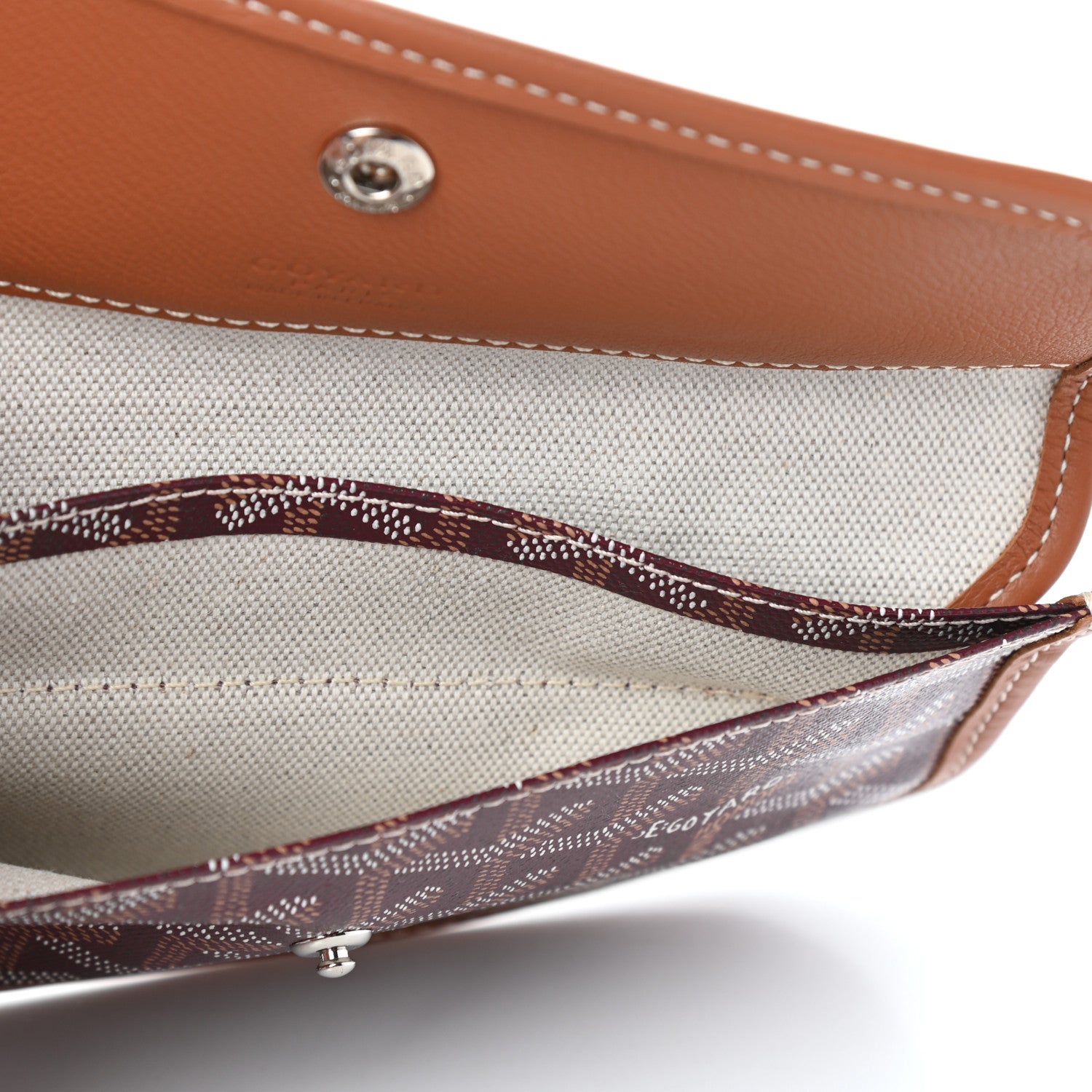Goyard Goyardine Reversible Anjou PM Burgundy 6 of 14