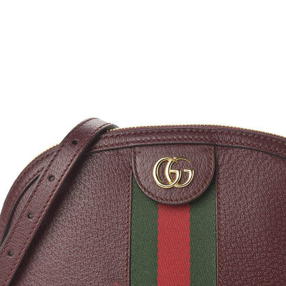 Gucci Textured Calfskin Web Small Ophidia Dome Shoulder Bag Vintage Bordeaux 11 of 11