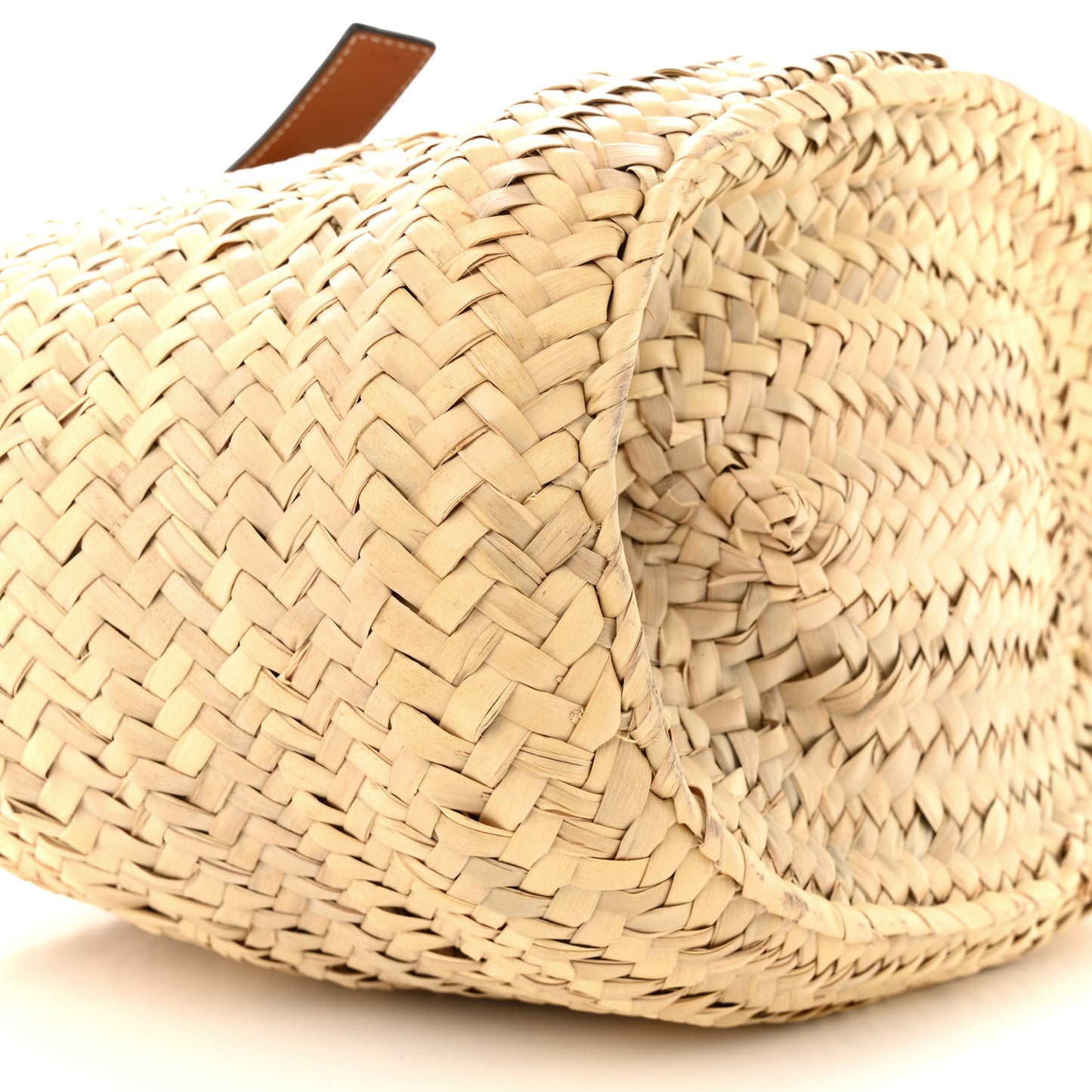 Raffia Basket Tote Bag Natural Tan