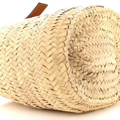 Loewe Raffia Basket Tote Bag Natural Tan 8 of 12