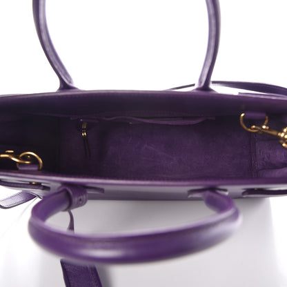 Saint Laurent Calfskin Baby Sac de Jour Purple 6 of 16
