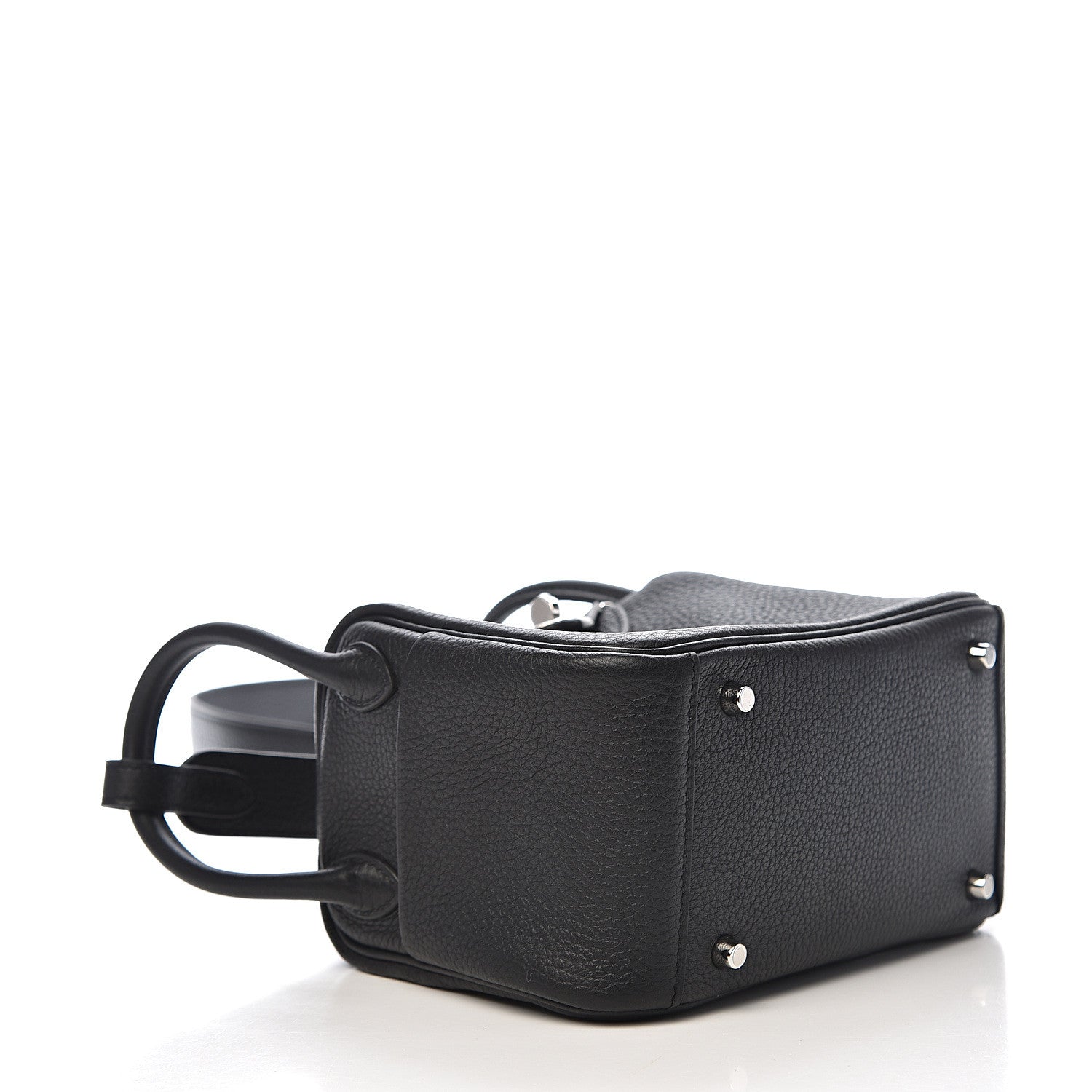 Hermes Taurillon Clemence Mini Lindy 20 Black 3 of 10