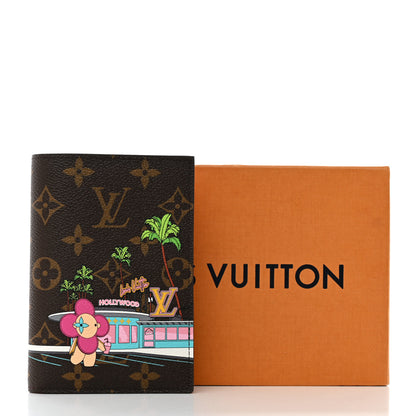 Louis Vuitton Monogram 2021 Christmas Animation Hollywood Passport Cover Fuchsia 7 of 7