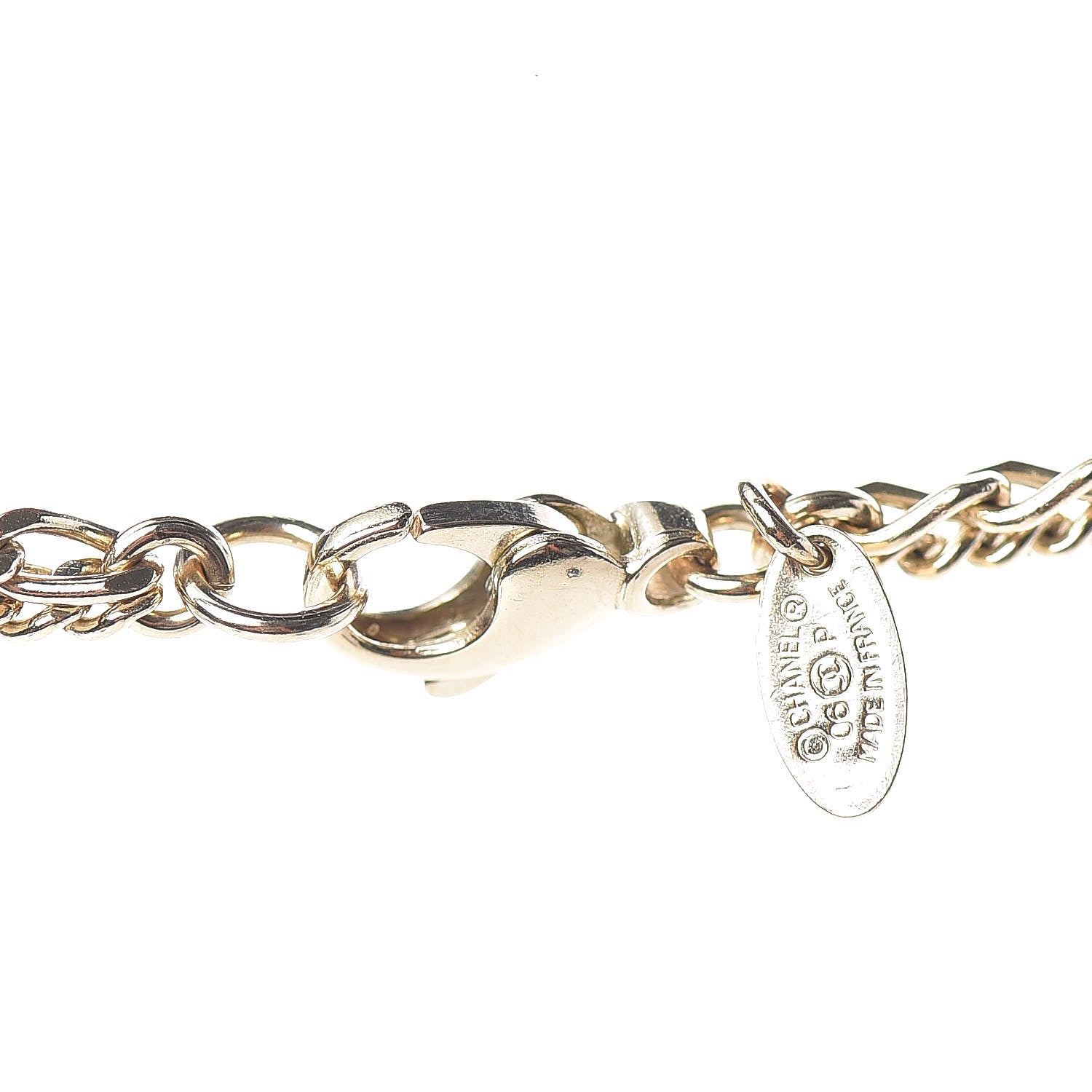 Chanel CC Coco Mademoiselle Coin Necklace Gold 5 of 6