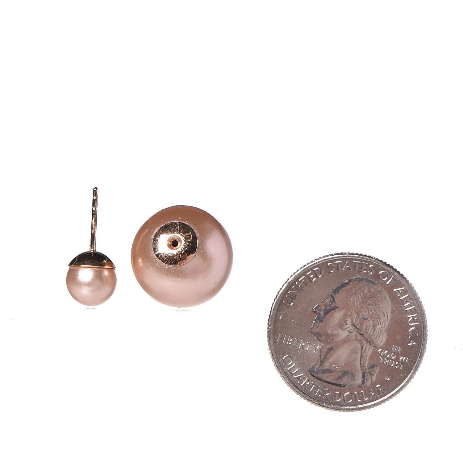 Christian Dior Pearl Mise En Dior Tribal Earrings Pink 2 of 5