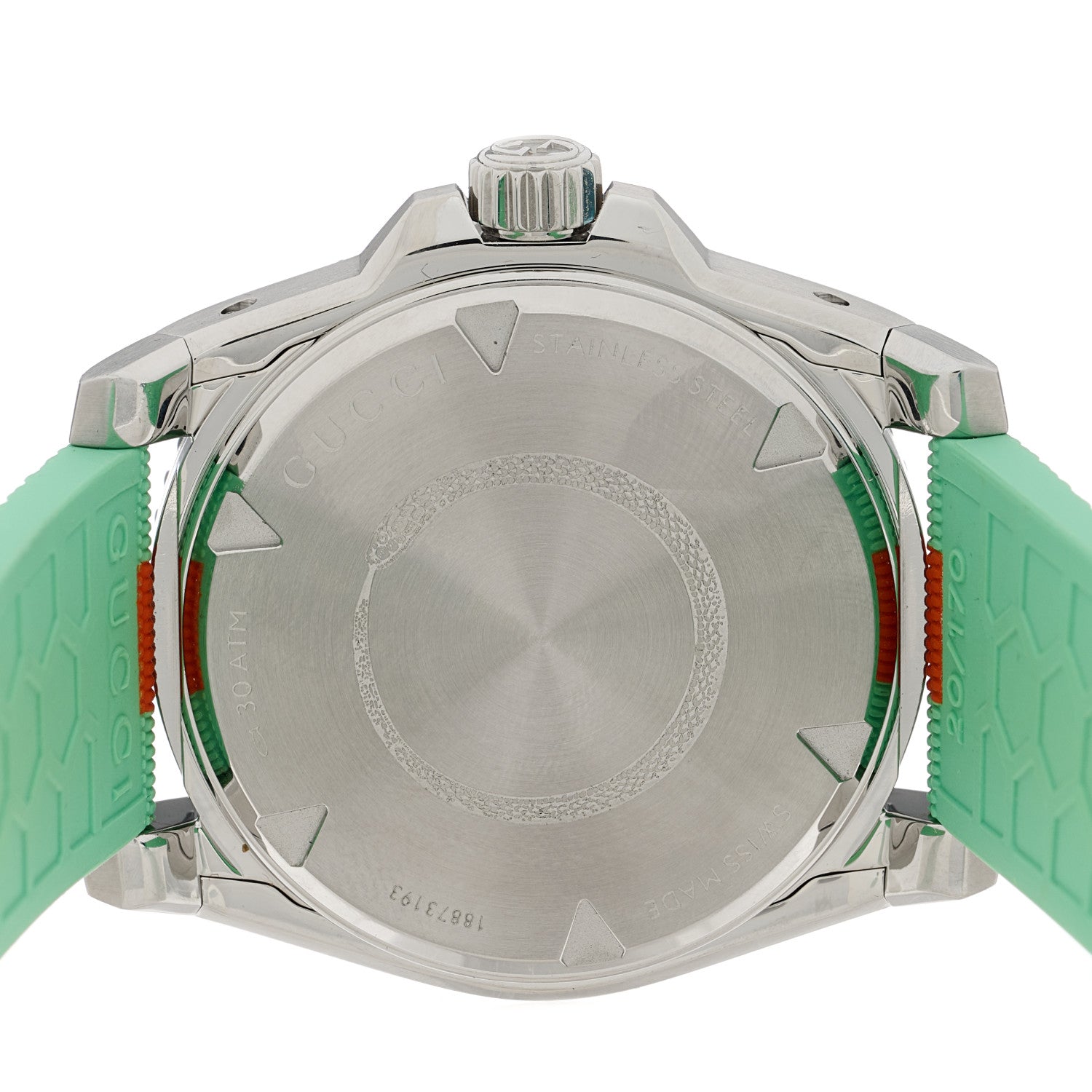 Gucci Stainless Steel Fabric 40mm Dive Automatic Watch Silver 4 of 4