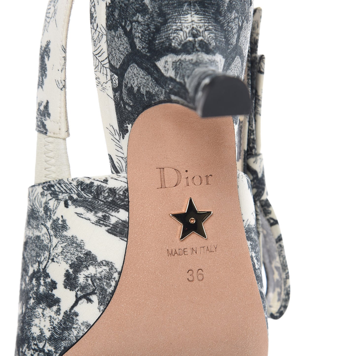 Toile De Jouy Sweet D Slingback Pumps 36 Off White