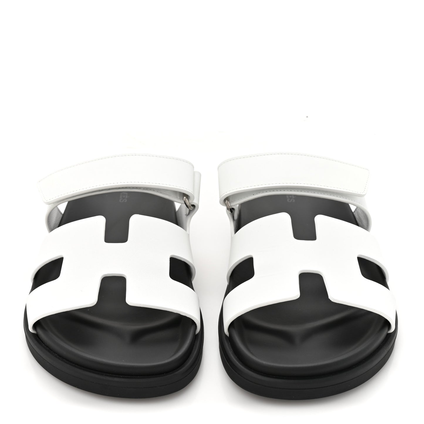 Calfskin Womens Chypre Sandals 38 White
