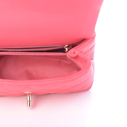 Chanel Caviar Quilted Extra Mini Coco Handle Flap Pink 5 of 11