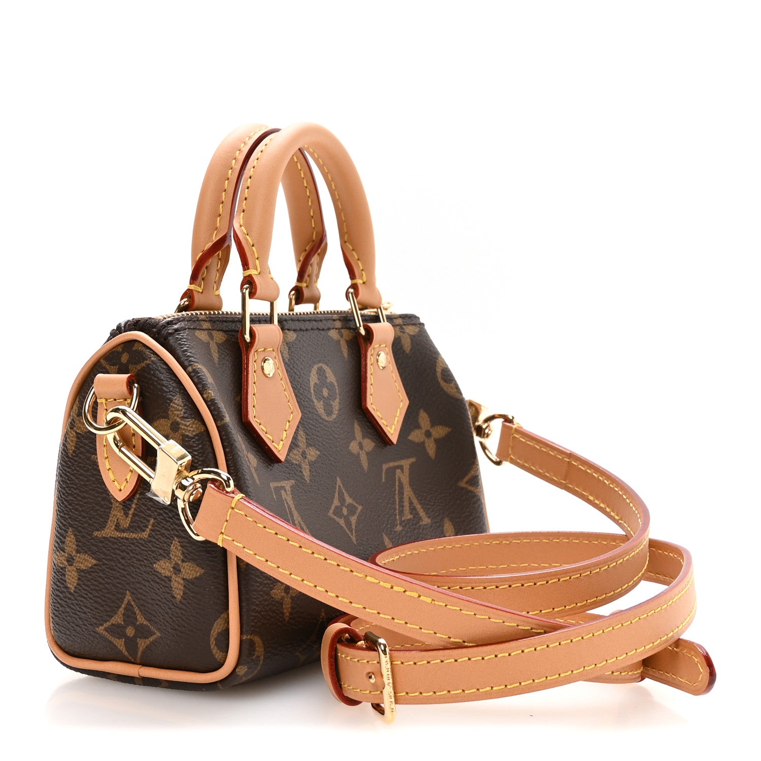 Louis Vuitton Monogram Nano Speedy Bandouliere 3 of 11