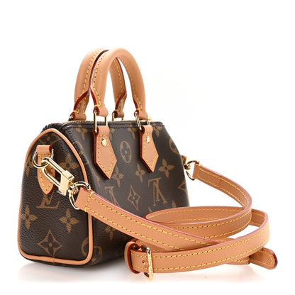 Louis Vuitton Monogram Nano Speedy Bandouliere 3 of 11