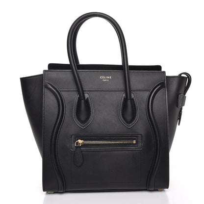 Celine Smooth Calfskin Micro Luggage Black 1 of 7