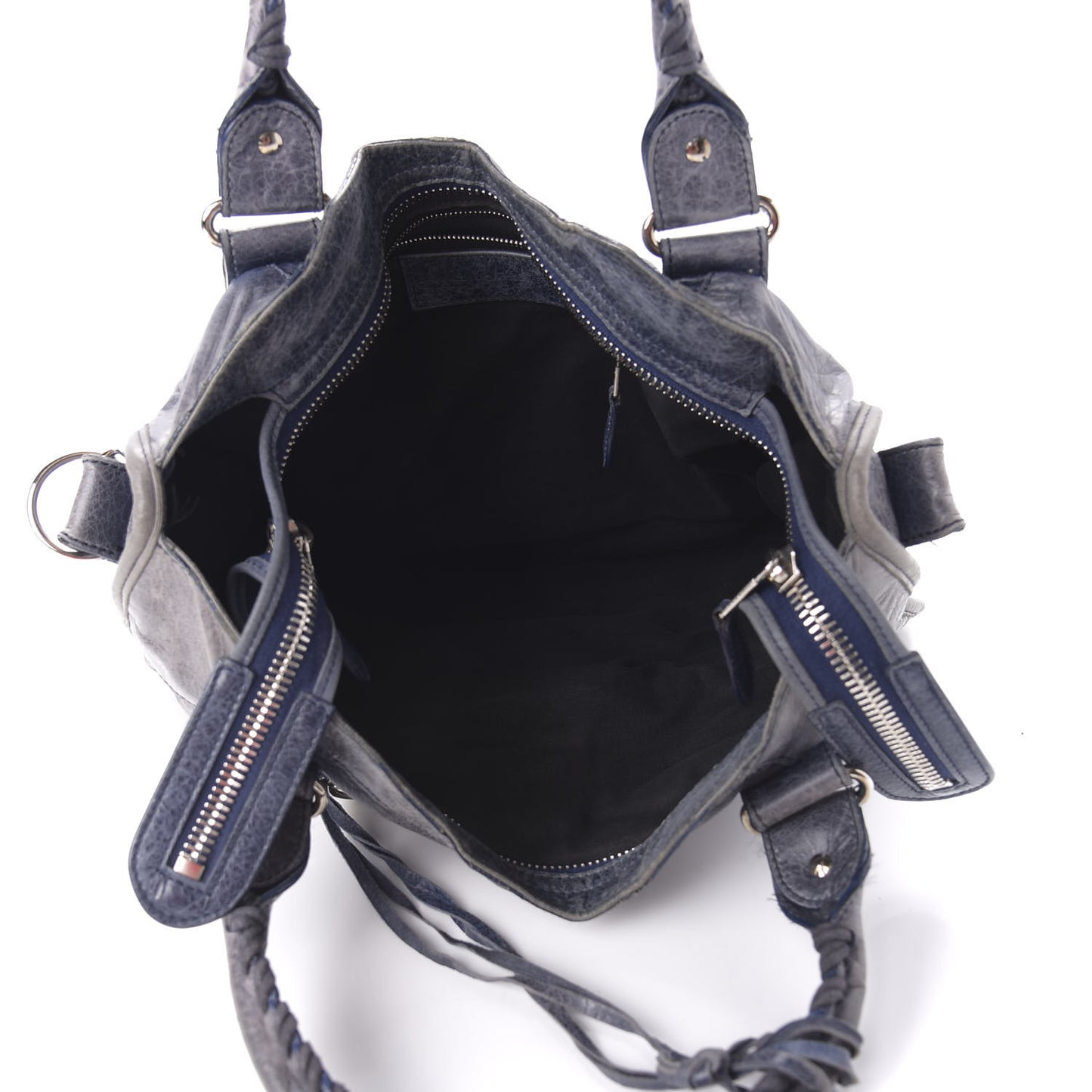 Agneau Giant 21 Silver Hardware City Bleu Roi