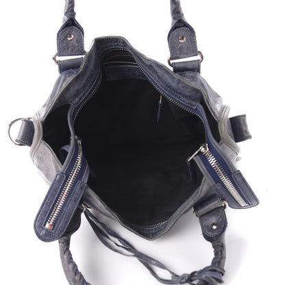 Balenciaga Agneau Giant 21 Silver Hardware City Bleu Roi 5 of 10