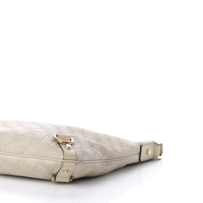 Gucci Guccissima Abbey Messenger Bag Off White 7 of 16