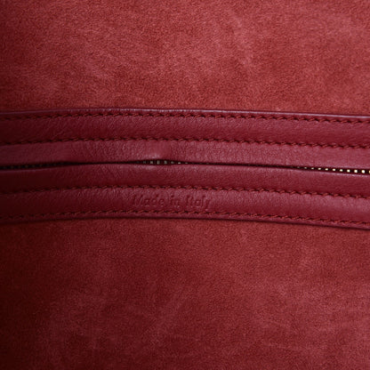 Celine Supple Calfskin Medium Phantom Luggage Red 7 of 14