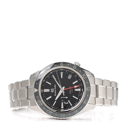 Grand Seiko Stainless Steel 44mm Spring Drive GMT Automatic Watch Black SBGE201 2 of 6