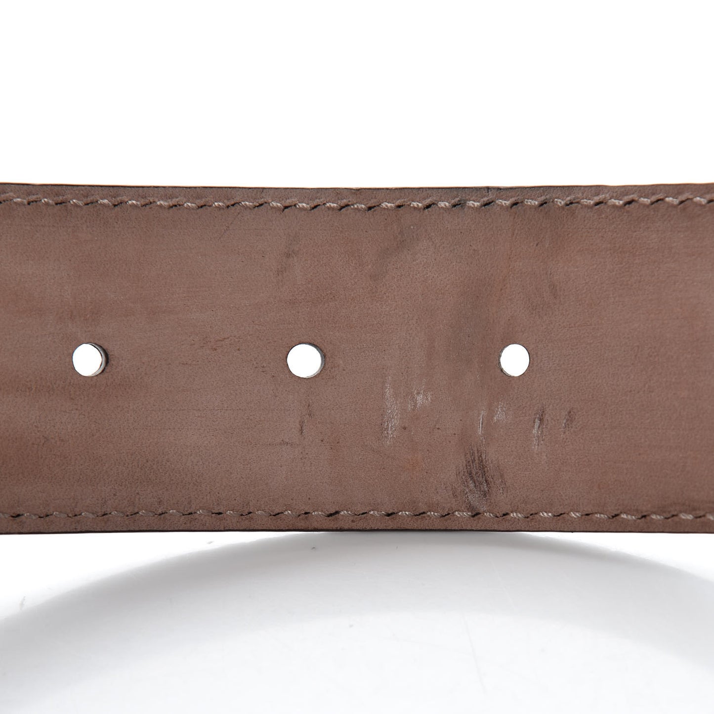 Guccissima Interlocking G Belt 95 38 Dark Grey