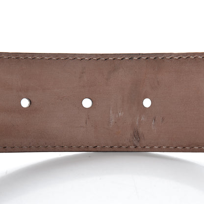 Gucci Guccissima Interlocking G Belt 95 38 Dark Grey 7 of 10