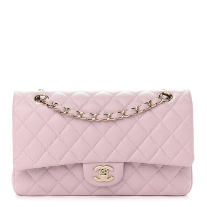 Chanel Caviar Quilted Medium Double Flap Light Pink 1 of 11