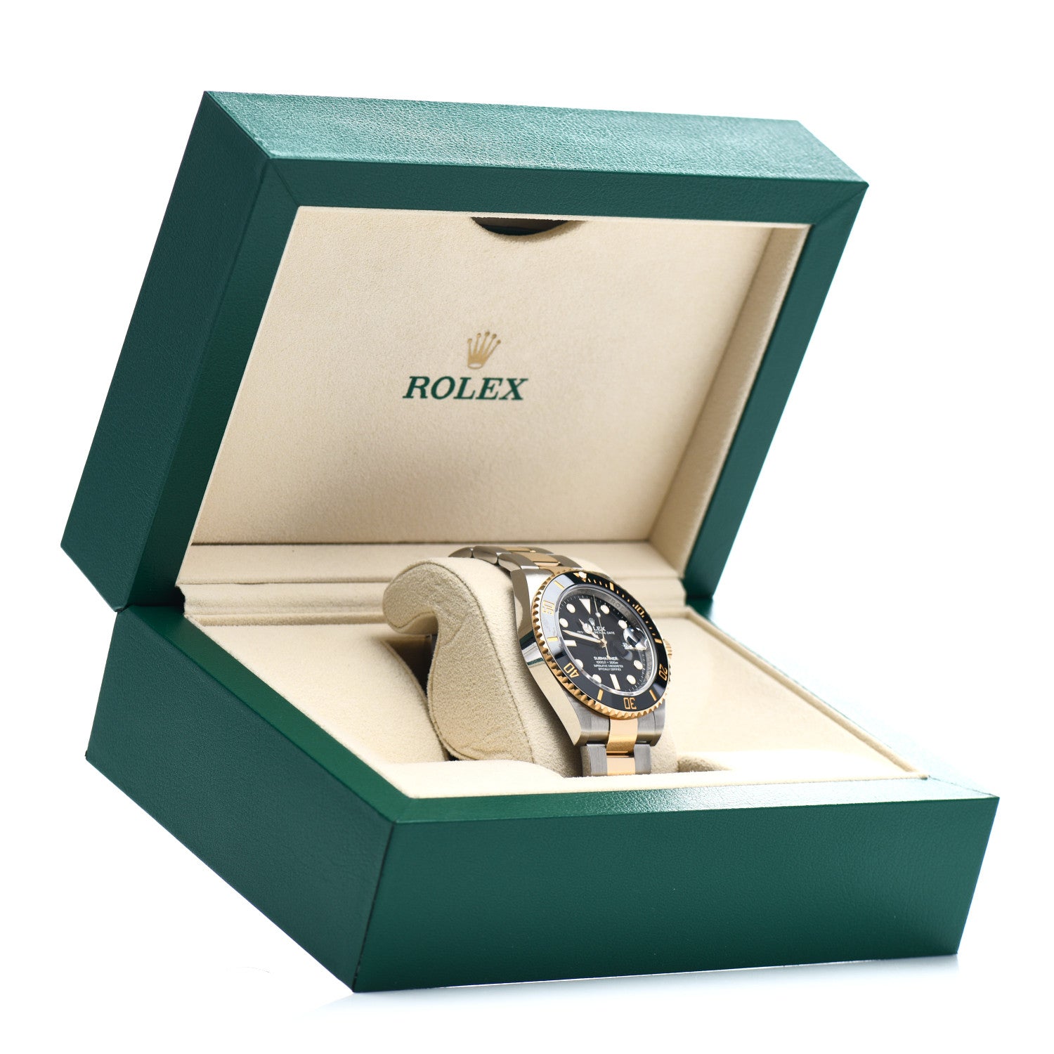 Rolex Stainless Steel 18K Yellow Gold 41mm Submariner Date Watch Black 126613LN 5 of 5