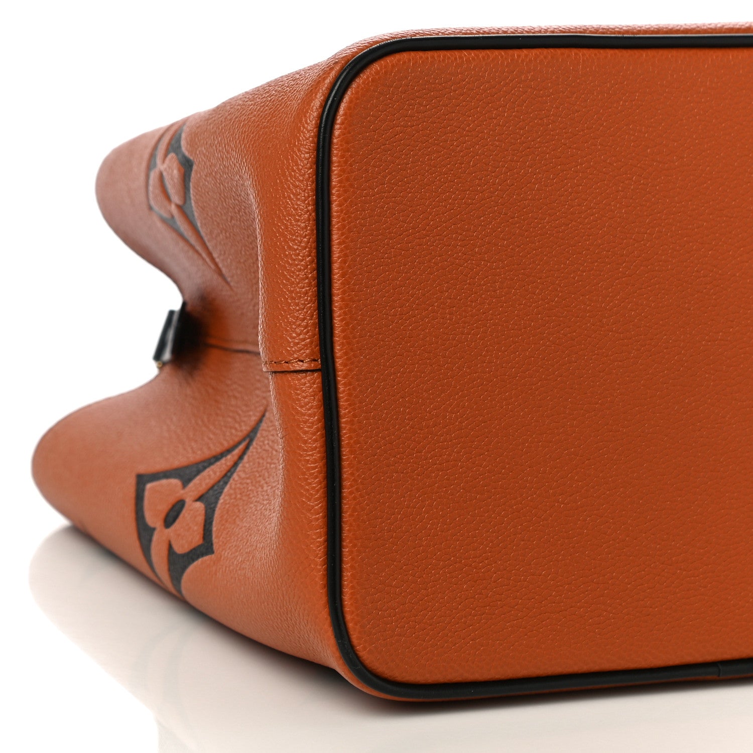 Louis Vuitton Empreinte Monogram Giant Crafty Neonoe MM Caramel Black 10 of 11