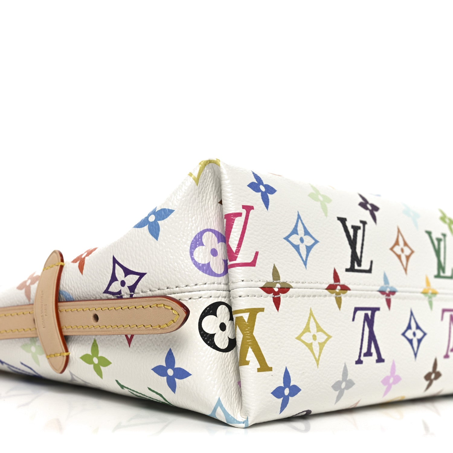 Louis Vuitton LV X TM Monogram Multicolor CarryAll East West White 8 of 9