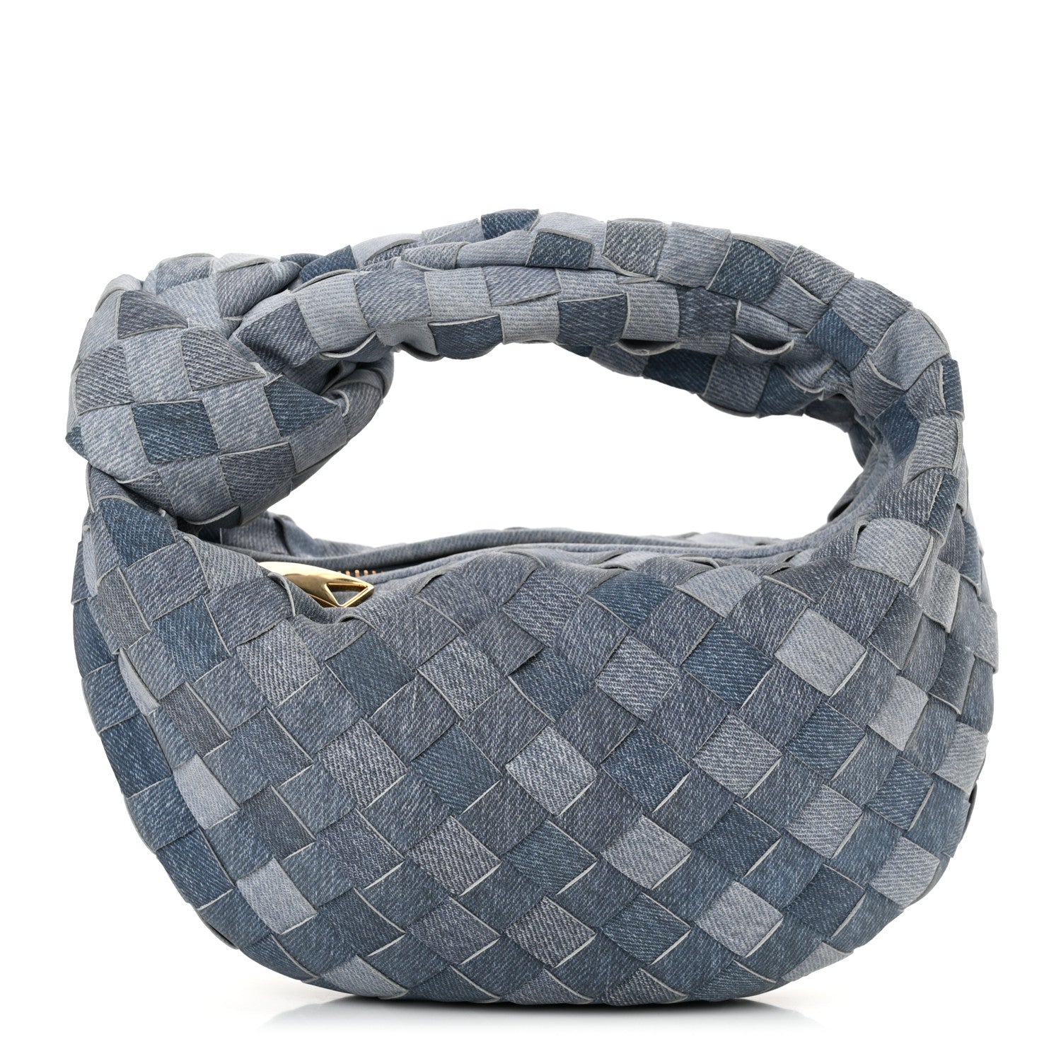 Bottega Veneta Nappa Denim Effect Intrecciato Mini Jodie Denim 1 of 10