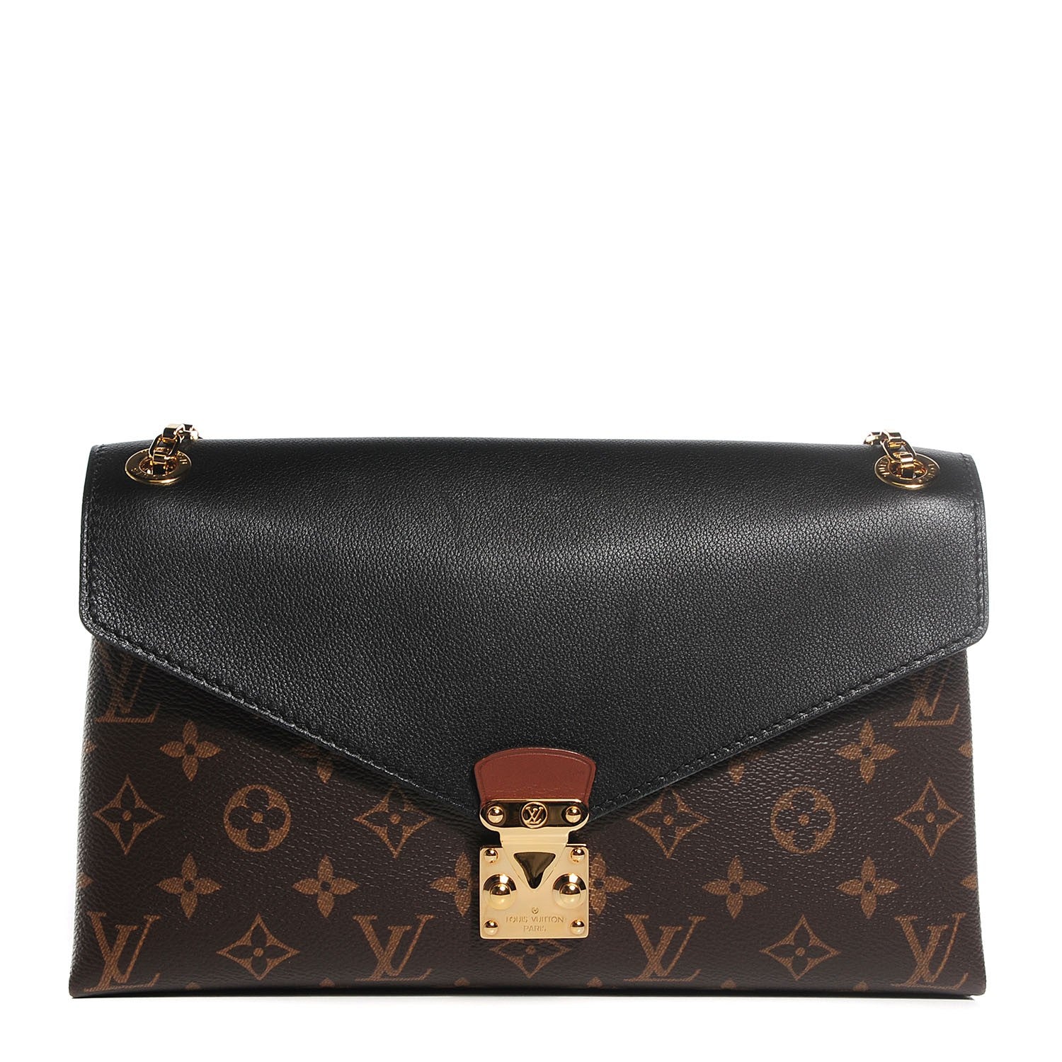 Louis Vuitton Monogram Pallas Chain Black 1 of 8