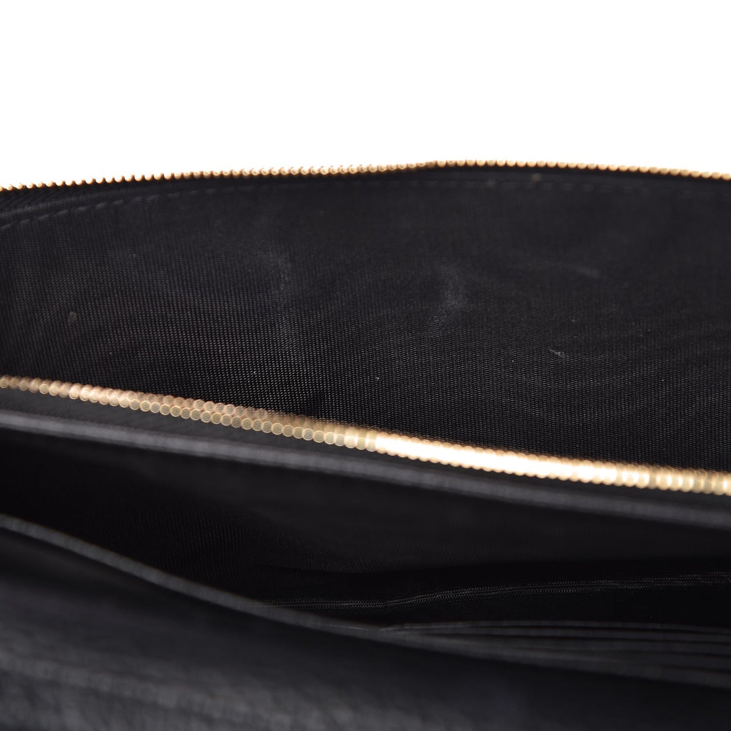 Dollar Calfskin Mini Swing Wallet Bag Black