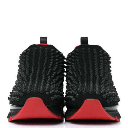 Christian Louboutin Neoprene Spike Sock Donna Flat Sneakers 35.5 Black 2 of 10