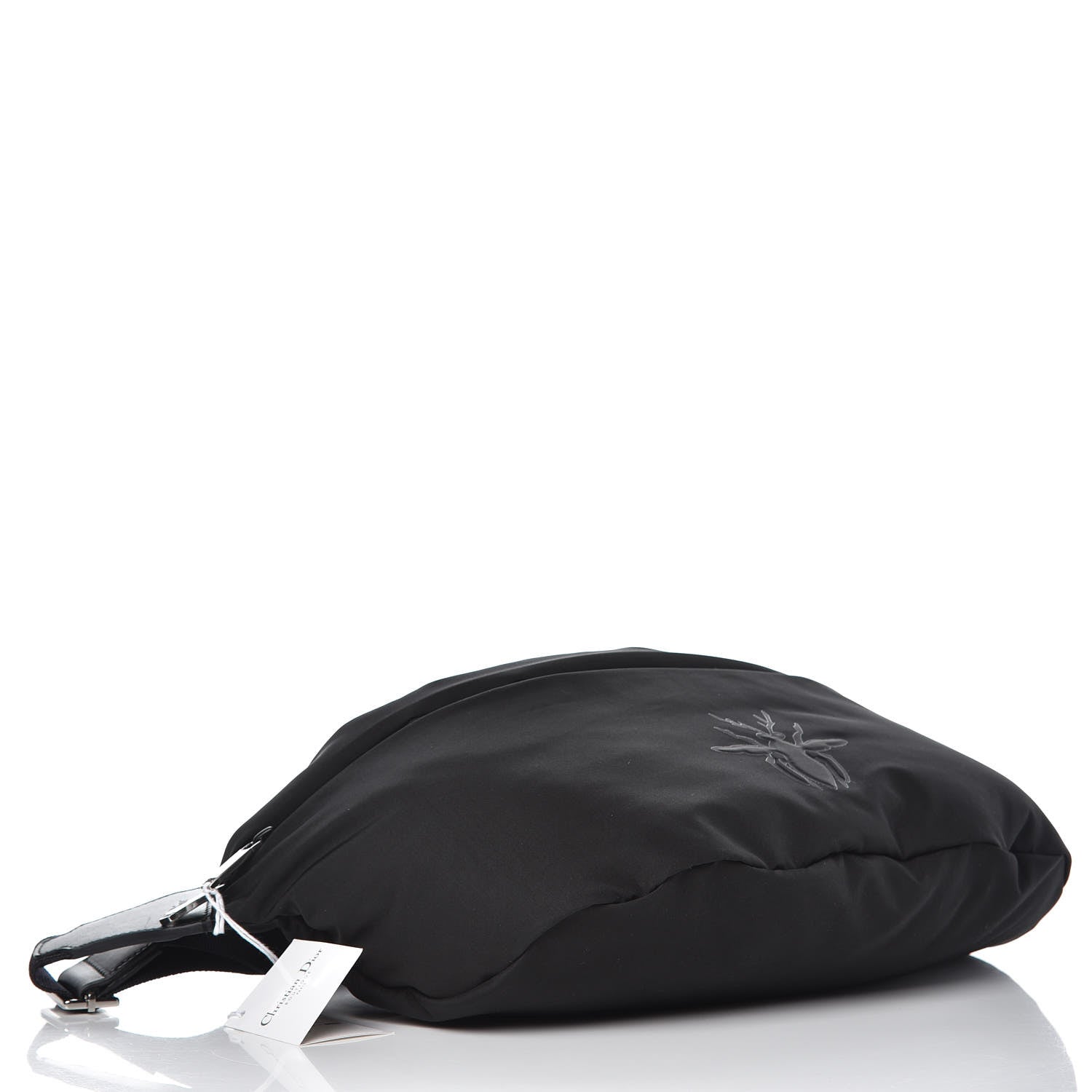 Christian Dior Nylon Bee Body Bag Black 4 of 7