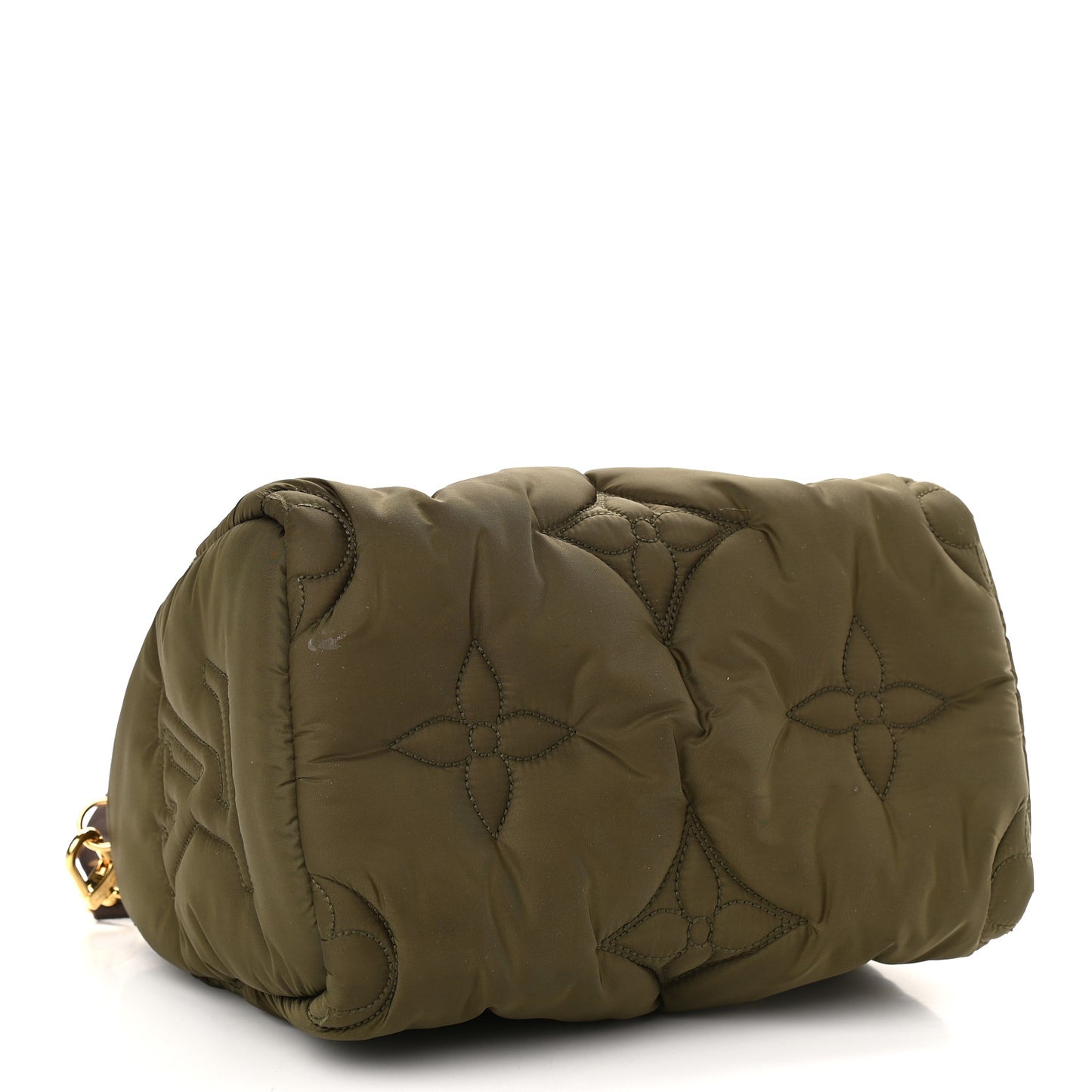 Econyl Mini Monogram Pillow Speedy Bandouliere 25 Khaki