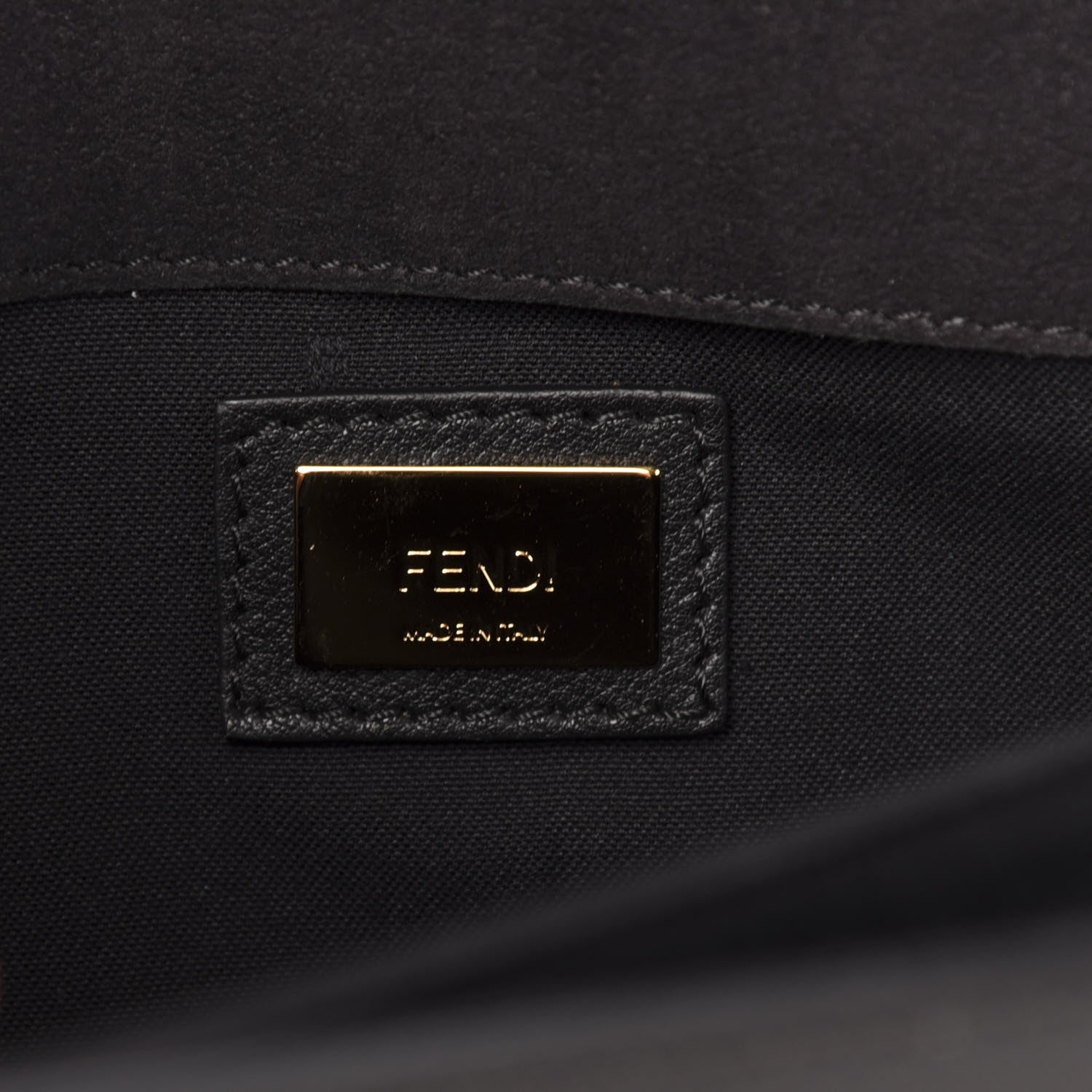 Fendi Vitello Dolce Bi-Color 3Baguette Shoulder Bag Black White 6 of 10