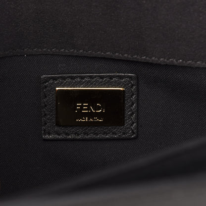 Fendi Vitello Dolce Bi-Color 3Baguette Shoulder Bag Black White 6 of 10