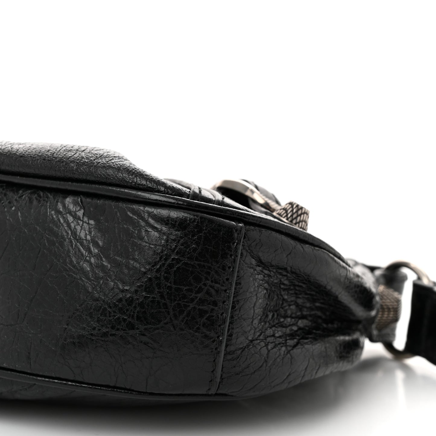 Agneau Arena Le Cagole Shoulder Bag XS Black