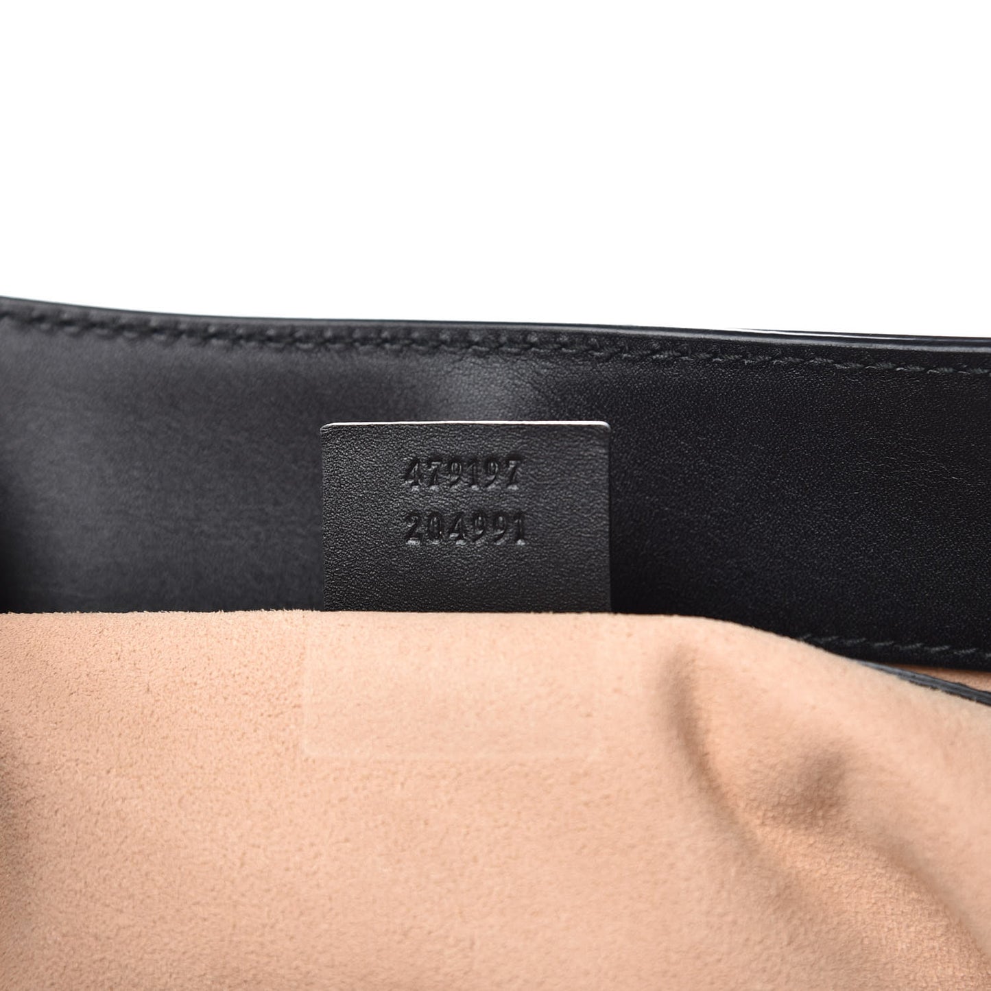 Guccissima Medium Padlock Tote Black