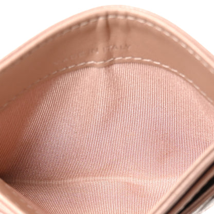 Chanel Goatskin Camellia Embossed Card Holder Light Pink 5 of 11